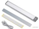 Lampka samoprzylepna listwa podszafkowa usb 23cm