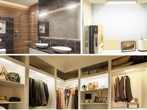 Lampka samoprzylepna listwa podszafkowa usb 32cm