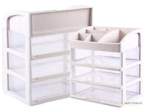 Szkatułka organizer na kosmetyki szuflady xxl Szkatułka organizer na kosmetyki szuflady xxl