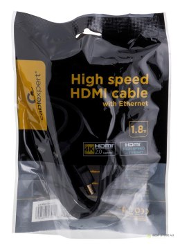 Kabel GEMBIRD CC-HDMI4-6 (HDMI M - HDMI M; 1,8m; kolor czarny)