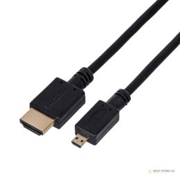 Kabel GEMBIRD CC-HDMID-6 (HDMI M - Micro HDMI M; 1,8m; kolor czarny)