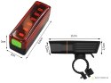 Lampka rowerowa przód tył zestaw do roweru led usb