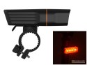 Lampka rowerowa przód tył zestaw do roweru led usb
