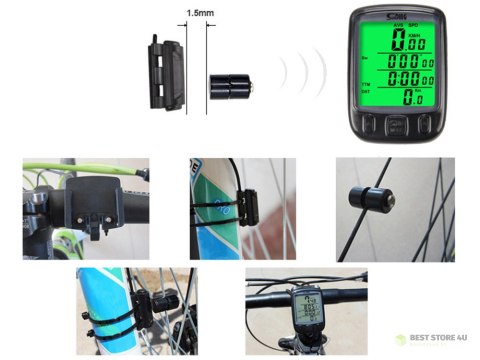 Licznik rowerowy wodoodporny lcd prędkościomierz Licznik rowerowy wodoodporny lcd prędkościomierz