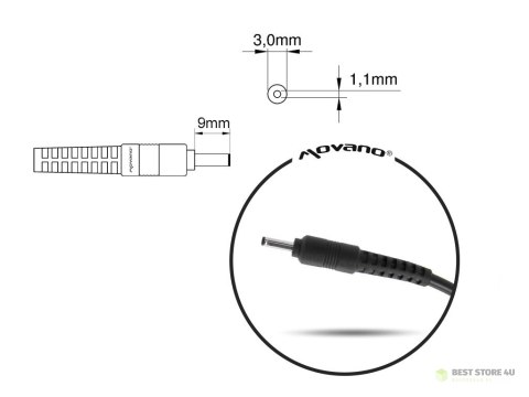 MITSU ZASILACZ 19V 2.37A (3.0X1.1) - ASUS, ACER MITSU ZASILACZ 19V 2.37A (3.0X1.1) - ASUS, ACER