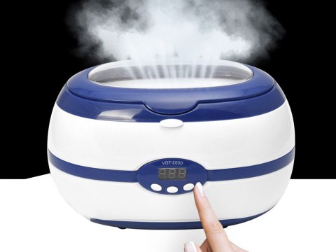 Myjka ultradźwiękowa 600ml sterylizator kosmetyczny