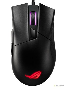 ASUS ROG Gladius II Core myszka Gaming Po prawej stronie USB Typu-A Optyczny 6200 DPI