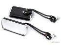 Lusterko motocyklowe aluminiowe lekkie mocowanie m10 z przejściówką do m8