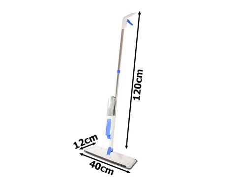 Mop płaski ze spryskiwaczem spray do mycia podłogi czyszczący myjka na wodę
