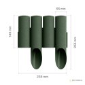 Palisada ogrodowa Cellfast Standard 4 zielona