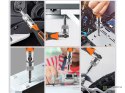 Zestaw komplet narzędzi bitów torx kluczy nasadowych 5-14mm 38 elementów