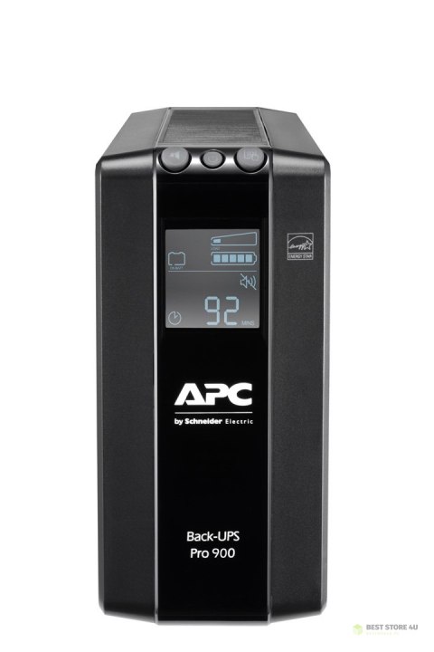 APC Back UPS Pro BR 900VA, 6 Outlets, AVR, LCD Interface APC Back UPS Pro BR 900VA, 6 Outlets, AVR, LCD Interface