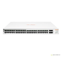 Aruba Instant On 1830 48G 24p Class4 PoE 4SFP 370W Zarządzany L2 Gigabit Ethernet (10/100/1000) Obsługa PoE 1U