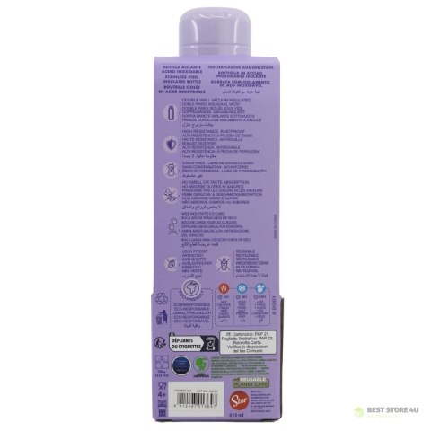 Disney Stitch - Butelka termiczna ze stali nierdzewnej z kolekcji Palms 515 ml Disney Stitch - Butelka termiczna ze stali nierdzewnej z kolekcji Palms 515 ml