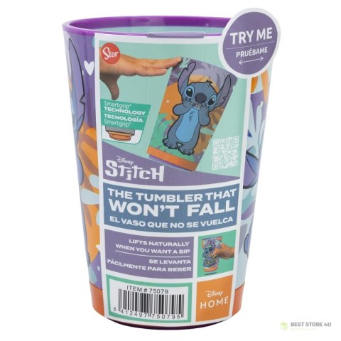Disney Stitch - Nieprzewracalny kubek Dropsafe z kolekcji Aloha 470 ml Disney Stitch - Nieprzewracalny kubek Dropsafe z kolekcji Aloha 470 ml