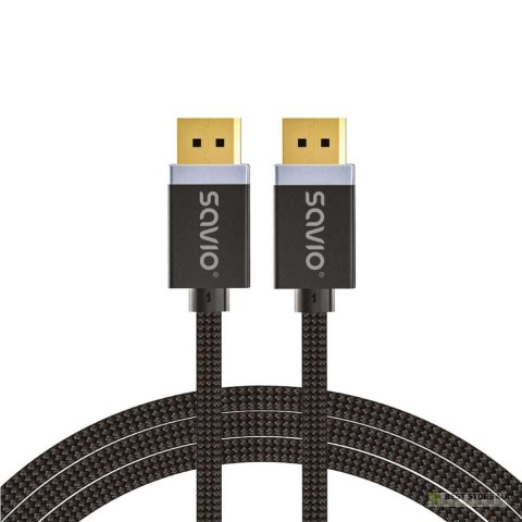 SAVIO KABEL DISPLAYPORT (M) - DISPLAYPORT (M) V1.4 SAVIO KABEL DISPLAYPORT (M) - DISPLAYPORT (M) V1.4