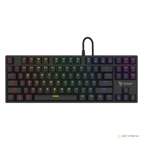 SAVIO KLAWIATURA MECHANICZNA RGB OUTEMU BLUE TEMPEST X2