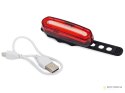 Lampka rowerowa tylna tył ładowana usb led cob