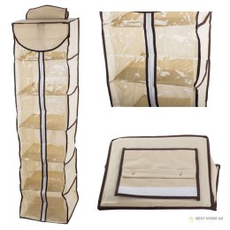 Organizer do szafy wisząca półka z 6 półkami 120cm