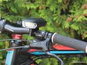 Oświetlenie rowerowe led cob 5w przód tył lampki
