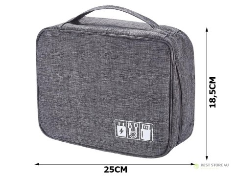 Organizer podróżny torba etui na ładowarki i kable Organizer podróżny torba etui na ładowarki i kable