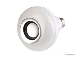Żarówka kolorowa led rgb głośnik bluetooth pilot