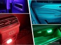 Lampka 6 led rgb do samochodu oświetlenie wnętrza dodtykowa bezprzewodowa