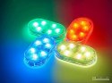 Lampka 6 led rgb do samochodu oświetlenie wnętrza dodtykowa bezprzewodowa