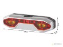 Lampka rowerowa tylna led usb mocna tył do roweru