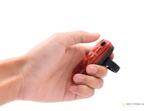 Lampka rowerowa tylna oświetlenie led usb roweru Lampka rowerowa tylna oświetlenie led usb roweru