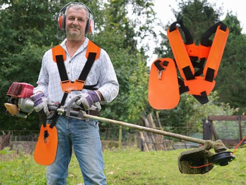 Szelki do kosy spalinowej podkaszarki pasy nośne uprząż regulowane wygodne