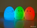 Lampka nocna dla dzieci led jajko rgb pilot usb
