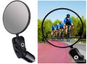 Lusterko rowerowe na kierownicę do roweru na manetkę wypukłe wsteczne 360