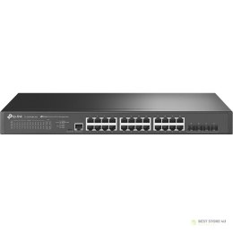 TP-Link JetStream TL-SG3428X-M2 łącza sieciowe Zarządzany L2+ 2.5G Ethernet (100/1000/2500) 1U Czarny