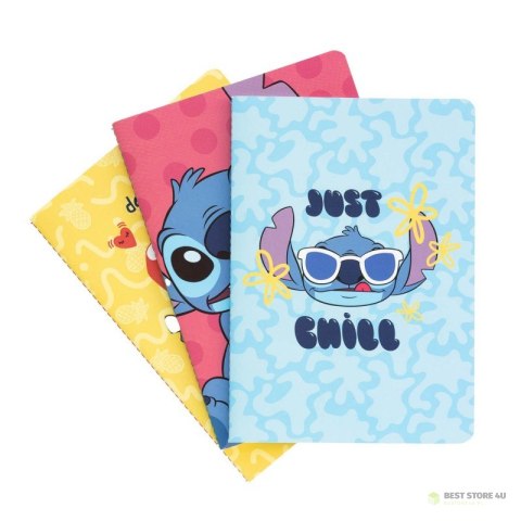 Disney Stitch - Zestaw zeszytów A5 z kolekcji Tropical 3 szt. Disney Stitch - Zestaw zeszytów A5 z kolekcji Tropical 3 szt.