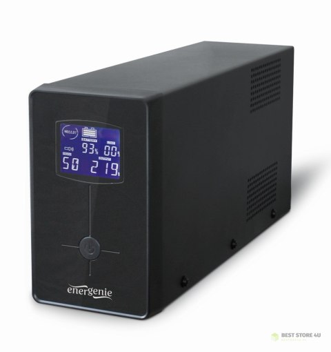 ENERGENIE ZASILACZ AWARYJNY UPS AVR 2000VA LCD, 3X C13, 2X SCHUKO, USB, RJ45 ENERGENIE ZASILACZ AWARYJNY UPS AVR 2000VA LCD, 3X C13, 2X SCHUKO, USB, RJ45