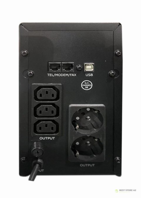 ENERGENIE ZASILACZ AWARYJNY UPS AVR 2000VA LCD, 3X C13, 2X SCHUKO, USB, RJ45 ENERGENIE ZASILACZ AWARYJNY UPS AVR 2000VA LCD, 3X C13, 2X SCHUKO, USB, RJ45
