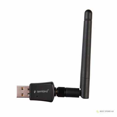 GEMBIRD BEZPRZEWODOWA KARTA SIECIOWA WIFI USB 300MBPS, ODCZEPIANA ANTENA GEMBIRD BEZPRZEWODOWA KARTA SIECIOWA WIFI USB 300MBPS, ODCZEPIANA ANTENA