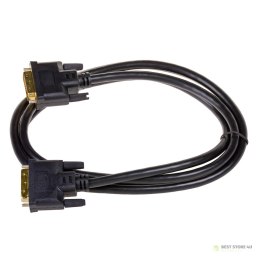 Kabel Akyga AK-AV-06 (DVI-D M - DVI-D M; 1,8m; kolor czarny)