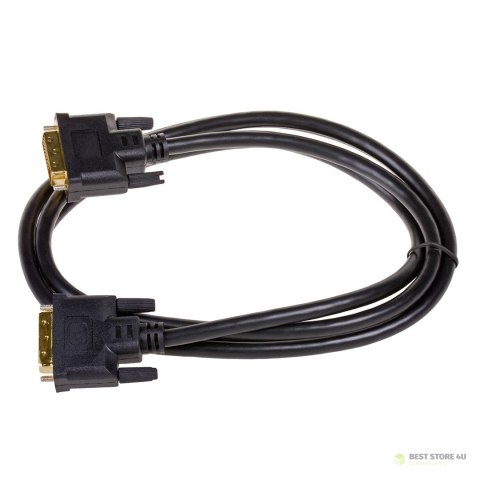 Kabel Akyga AK-AV-06 (DVI-D M - DVI-D M; 1,8m; kolor czarny) Kabel Akyga AK-AV-06 (DVI-D M - DVI-D M; 1,8m; kolor czarny)