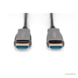 Kabel połączeniowy hybrydowy HDMI 2.0 Premium HighSpeed Ethernet 4K60Hz UHD HDMI A/HDMI A M/M 10m