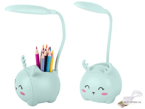 Lampka nocna dla dzieci led usb organizer stojak telefon do czytania nauki Lampka nocna dla dzieci led usb organizer stojak telefon do czytania nauki