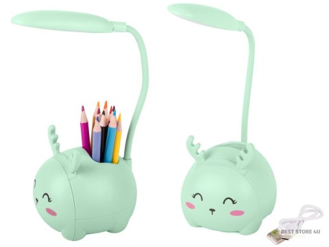 Lampka nocna dla dzieci led usb organizer stojak telefon do czytania nauki Lampka nocna dla dzieci led usb organizer stojak telefon do czytania nauki