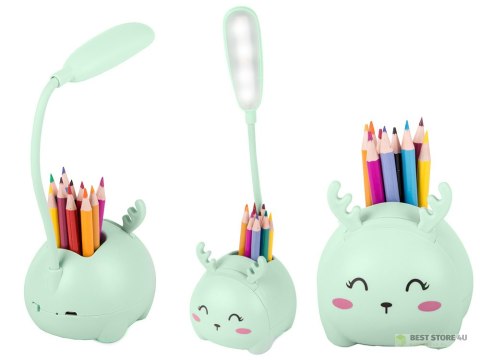 Lampka nocna dla dzieci led usb organizer stojak telefon do czytania nauki Lampka nocna dla dzieci led usb organizer stojak telefon do czytania nauki