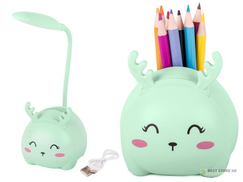 Lampka nocna dla dzieci led usb organizer stojak telefon do czytania nauki Lampka nocna dla dzieci led usb organizer stojak telefon do czytania nauki