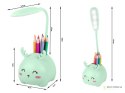 Lampka nocna dla dzieci led usb organizer stojak telefon do czytania nauki