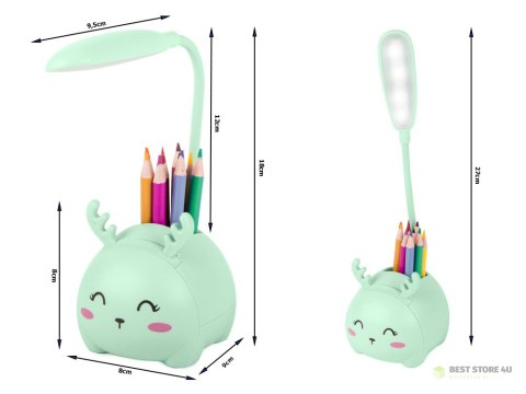 Lampka nocna dla dzieci led usb organizer stojak telefon do czytania nauki Lampka nocna dla dzieci led usb organizer stojak telefon do czytania nauki