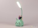 Lampka nocna dla dzieci led usb organizer stojak telefon do czytania nauki
