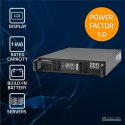 QOLTEC ZASILACZ AWARYJNY UPS DO RACK 1KVA | 1000W | POWER FACTOR 1.0 | LCD | EPO | USB | ON-LINE