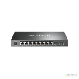 TP-Link Omada SG2210P łącza sieciowe Zarządzany L2/L2+ Gigabit Ethernet (10/100/1000) Obsługa PoE Czarny